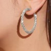Big Hoop Rhinestone Earrings for Women Trendy Prom Dresses 2025