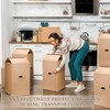 Fullhawl 6 Pack Large Moving Boxes with Handles 18 x
