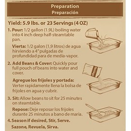 Traditional Refried Beans with Whole Beans Mix, 1.86 Pound Pouch