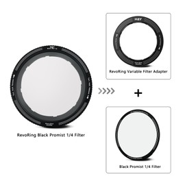 H&Y RevoRing 67-82mm Black Mist 1/4 Filter 2 in 1 Black Diffusion 1/4 Cinematic Effect Magnetic Filter for Vlog Portrait Photography Videography