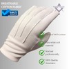 Regalia Store UK Masonic White 100% Cotton Gloves (Medium)