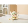 Teapot cup combo,Teapot and Teacup for One,Porcelain Tea for One