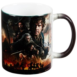 Morphing Mugs Hobbit The Battle of the Five Armies (Journey's End) Ceramic Mug, Black