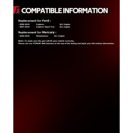 Torchbeam Front Brake Calipers Set for Ford 2007-2010 Explorer Sport Trac, Front Left and Front Right Calipers Replace # 18B4994+18B4995