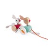 Janod J08207 Wooden Pull-Along Rabbit Family