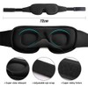 Red Purple Sleep Eye Mask Soft 3D Memory Foam Padded