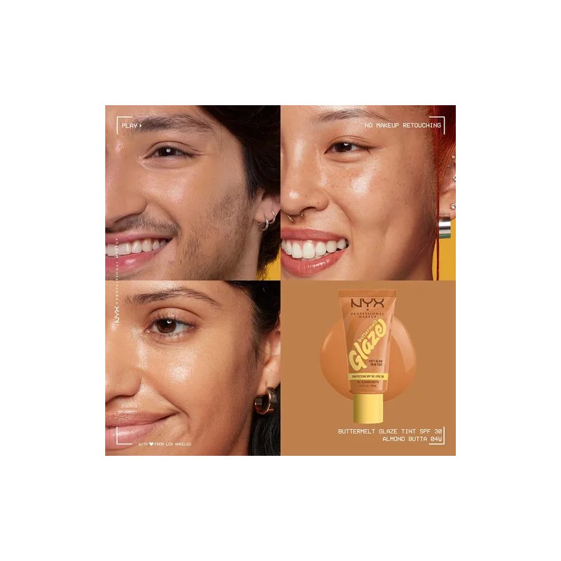 Base de maquillaje lquida Buttermelt Glaze tono Almond butta 30ml