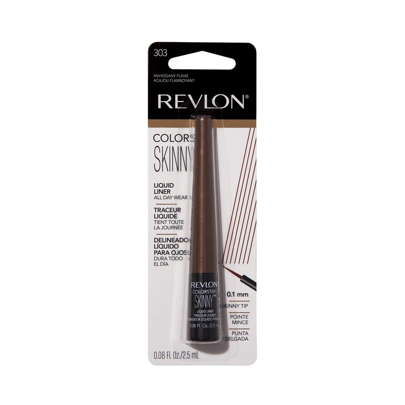 Revlon Skinny Liquid Eyeliner, ColorStay Eye Makeup, Waterproof, Smudge-proof, Longwearing