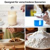 6 Pieces Measuring Spoons, Plastic Dosing Spoons with Scale Ladle,