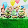 2 Pack Cupcake Stands for Pixel Game Birthday Party Decorations