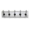 Rustic Coat Rack - Wall Mounted Whitewash 24" Entryway Coat