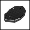 Hihaha Motorbike CNC Kickstand Side Stand Extension Pad Black for