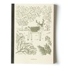 OGUNO Japanese Glitter Foil Press Adult Design Notebook Deer B6