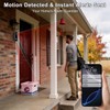 Doorbell Camera Wireless ,2K HD Dual Cameras &Head-to-Toe View ,Battery
