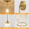 GZJunYo 2 Pack Gold Pendant Lights for Kitchen Island, Modern