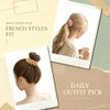 Bird Nest Magic Hair Clips 8 Pcs Mixed Color Frosted