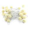 HJTOOK 30PCS Wool Daubers Wool Balls 12.8cm Wool Dye Scrubber