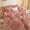 Fluffy Faux Fur Comforter Cover Queen Size - Luxury Ultra
