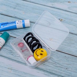 Transparent plastic mini accessory storage case 5p (9x6cm) 2ea