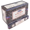 Satya 01347 Black Opium Incense Sticks, 12 Packs x 15g,