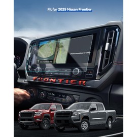 LANTU Matte Screen Protector for 2025 Nissan Frontier PRO-4X PRO-X S SV SL Accessories Navigation Touchscreen Protector Film Tempered Glass HD Clear Anti-Glare 12.3''