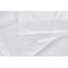 Essix D 68-10001-452001 SXU-Bolster Pillow Case-Plain Cotton Sateen, White, 17