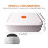 PORFOYO Bread Proofing Box, Pizza Box with Lid, Pizza Ball