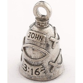 JOHN 3:16 Guardian® Bell Motorcycle - Harley Accessory HD Gremlin NEW Riding Bell Key Ring Mod Dyna FXR Custom Triumph Heritage Sportster Chopper 1200 Iron 880 Vulcan Goldwing Yamaha Kawasaki Sport Street Road Warrior