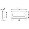 Gedotec Wooden Shell Handle | 1 Piece - Sliding Door