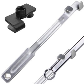 Wrench Extender Tool Bar, Universal Wrench Extension Tool Adaptor for Hard to Reach Areas, Extra Long 13.4Inch Torque Adaptor Wrenches Extension for Mechanics and Automotive Repairs with 1/2 Inch Hole