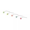 LionGothic 5 Pack of L Bend Nose Rings Press Fit