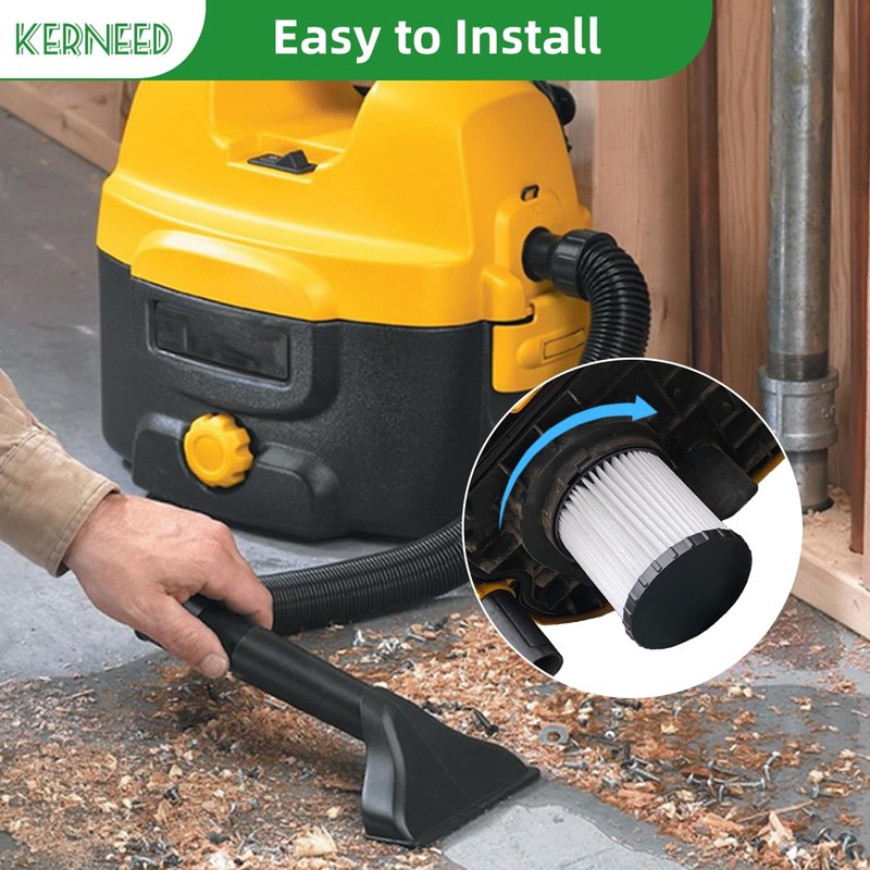 2 Pack DCV5801H HEPA Filter Compatible with DEWALT DCV580H, DCV581H