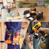 Kingson Drill Holder for Tool Belt, Quick-Release Clip, Fits Up