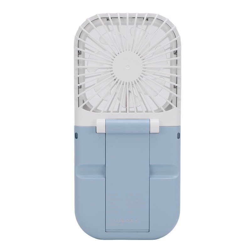 Foldable Necklace Fan Folding Digital Desktop Mobile Phone Holder Small