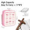 Pink Bible Cover Case For Women, Bible Cover With Handles,