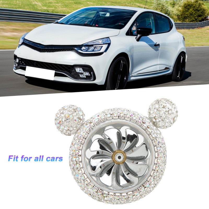 Car Air Vent Fragrance Decoration Sparkly Rhinestones Cute Shape Interior