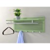 Esyspot Metal Powder Coating Hook Wall Mounted with Shelfcolor: White