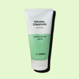 The Saem 더샘 내추럴 컨디션 스크럽 폼 The Saem Natural Condition Scrub Foam