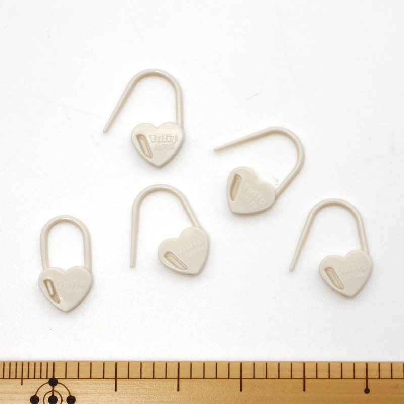 Tulip AC-084 Step Scale Marker (Small), Heart, White