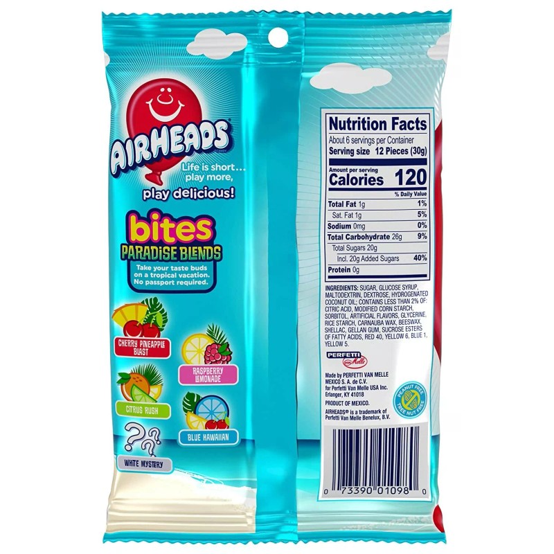 Airheads Paradise Blend Bites 6 oz