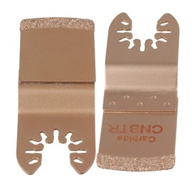 CNBTR Oscillating Quick Release Saw Blades E type Carbide Grit 32mm WidthSet of 5