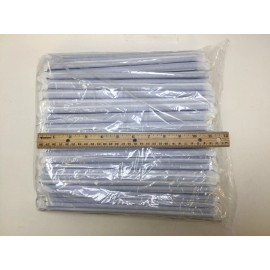 Dixie Plastic Straws 10.25" Giant Individually Wrapped, Blue, GW104, 1,200/CASE