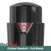 Hot Flow Full Black Estuary Angled TRV Thermostatic Radiator Valve