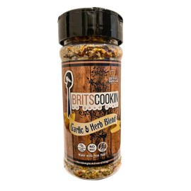 Britscookin - Garlic & Herb Seasoning 4.5 oz, Pack of 1