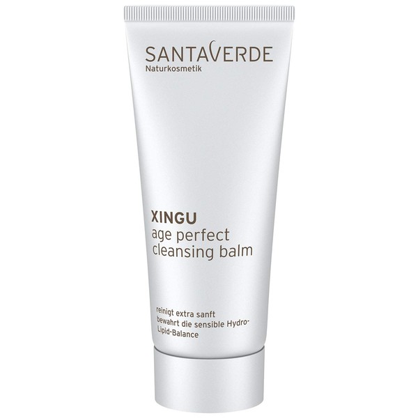 Santaverde / Xingu age perfect cleansing balm / facial cleansing / cleansing balm / rich and extra gentle / removes make-up and dirt / for demanding and dry skin / 100% vegan / 100 ml