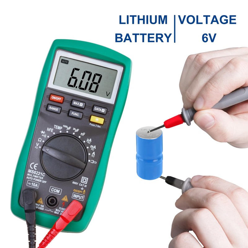 Lfeeuiaty 2CR1/3N Battery 6V 170mAh for Dog Collars, Pet Stop,