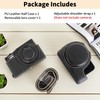 VOVMOEYA for Panasonic Lumix DC-ZS99 Case - PU Leather Scratch-Resistant