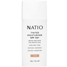 Natio Tinted Moisturiser SPF 50+ - Tan 50ml