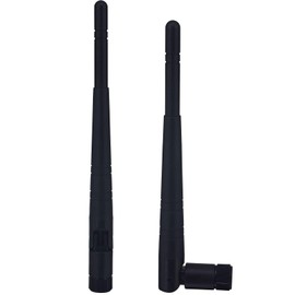 BOOBRIE WIFI Antenna, 2.4 GHz/5 GHz/5.8 GHz, 8dBI RP-SMA Connector, Omnidirectional, Antenna, Network, WIFI/WLAN Radio, Bluetooth/WiMAX Compatible/Booster, Set of 2
