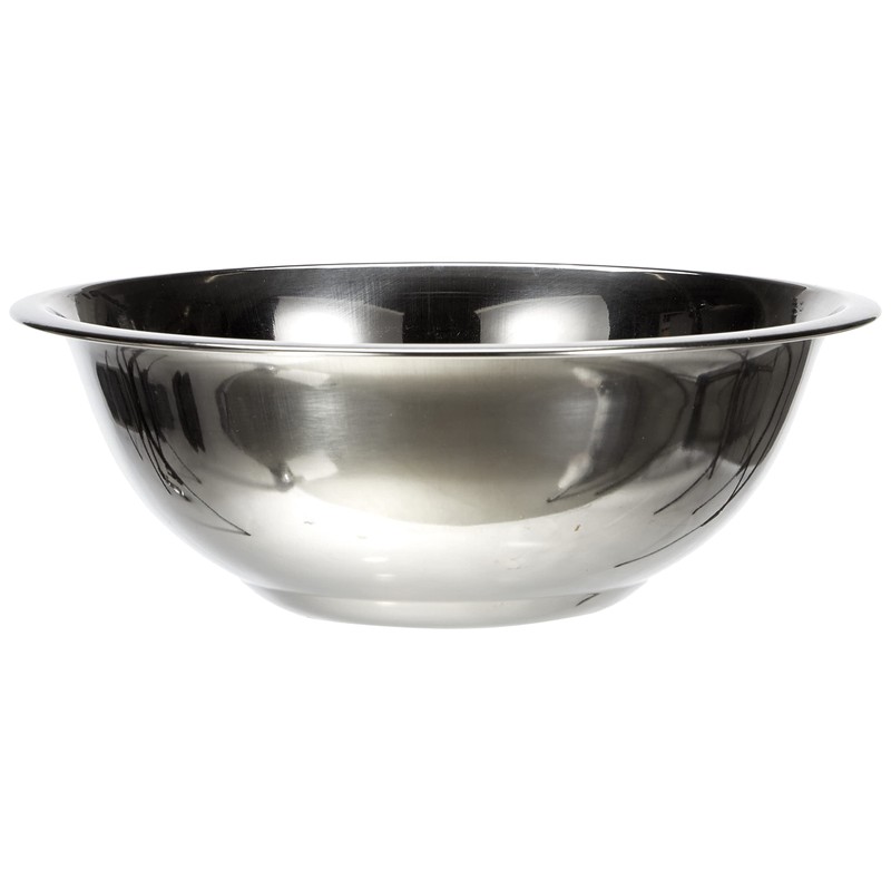Equinox Salatschüssel Edelstahl Silber, Rostfreies Metall, Silber, 19,5 x 19,5